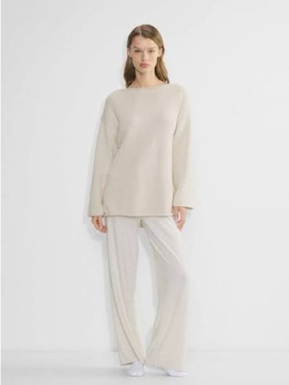 Aritzia Cream Knit Sweater - Mineral Group